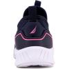 imageNautica Youth Girls SlipOn Athletic Sneakers  Stylish Running and Tennis Shoes for Little and Big KidsNavy Multi Logo