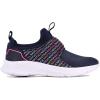 imageNautica Youth Girls SlipOn Athletic Sneakers  Stylish Running and Tennis Shoes for Little and Big KidsNavy Multi Logo