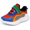 imageNautica Kids Fashion Sneaker Athletic Running Shoe with One Strap Boys  GirlsToddlerLittle KidBold Blocksharky