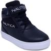 imageNautica Kids High Top Basketball Sneakers  ToddlerLittle Kid Fashion Boots Comfortable Athletic Walking Shoes for Boys and GirlsNavy Whiteyalu