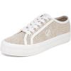 imageNautica Womens Fashion Sneakers Casual Shoes with Platform LowTop Chunky Design LaceUp for Walking and TennisLight Sand