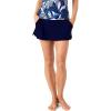 imageNautica Womens Standard MidRise Core Flattering Wide Waistband Swim SkirtIndigo