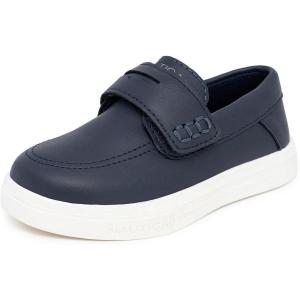 imageNautica Kids Spinnaker Youth Boat Shoe Casual Loafer 2 Eye Lace Little KidBig KidNavymortimerr