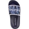 imageNautica Womens Athletic Slide Sandals  Comfort SlipOn Shower Shoes QuickDry Beach Sandals NonSlip Boat Slides for Pool ampamp Casual WearNavyjulieta
