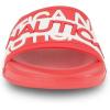 imageNautica Womens Athletic Slide Sandals  Comfort SlipOn Shower Shoes QuickDry Beach Sandals NonSlip Boat Slides for Pool ampamp Casual WearRed Whitenara