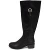 imageNautica Womens Tall Shaft Riding Boots Stylish KneeHigh Dress Shoes for Fall ampamp WinterBlackginger Lily X
