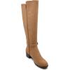 imageNautica Womens Tall Shaft Riding Boots Stylish KneeHigh Dress Shoes for Fall ampamp WinterTan