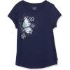 imageNautica Girls Short Sleeve Legacy TShirt with Flip Sequin Design Cotton Tee with Tagless InteriorNavy Sequin Butterfly