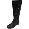 imageNautica Womens Tall Shaft Riding Boots Stylish KneeHigh Dress Shoes for Fall ampamp WinterBlackginger Lily X