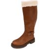 imageNautica Womens Tall Shaft Riding Boots Stylish KneeHigh Dress Shoes for Fall ampamp WinterCognacalibe