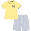 imageNautica boys 2 Pieces Polo Short SetPopcorn