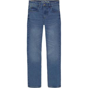imageNautica Boys Skinny Fit Stretch Denim Jeans 5Pocket Style Zipper Fly ampamp Button ClosureCaravel