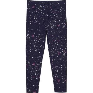 imageNautica Girls Leggings Full Length Pullon Stretch Pants with Elastic Waistband ampamp Logo DetailPeacoat Galaxy
