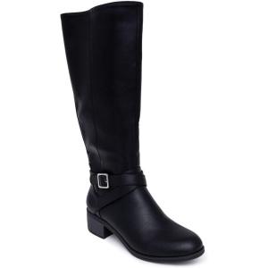 imageNautica Womens Tall Shaft Riding Boots Stylish KneeHigh Dress Shoes for Fall ampamp WinterBlackginita