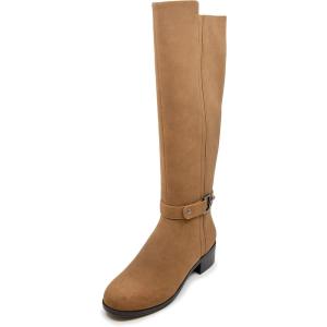 imageNautica Womens Tall Shaft Riding Boots Stylish KneeHigh Dress Shoes for Fall ampamp WinterTan