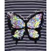 imageNautica Girls Long Sleeve Logo Design Knit TShirt DressPeacoat Butterfly
