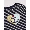 imageNautica Girls Long Sleeve Logo Design Knit TShirt DressPeacoat Heart