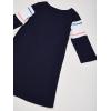imageNautica Girls Long Sleeve Logo Design Knit TShirt DressPeacoat Logo