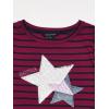 imageNautica Girls Long Sleeve Logo Design Knit TShirt DressRaspberry Radiance Star