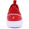 imageNautica Kids SlipOn Sneakers Stylish and Comfortable Athletic Shoes for Boys and Girls in Toddler and Little Kid SizesAlois Red