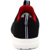 imageNautica Kids SlipOn Sneakers Stylish and Comfortable Athletic Shoes for Boys and Girls in Toddler and Little Kid SizesBlack Knit