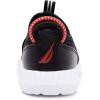 imageNautica Kids SlipOn Sneakers Stylish and Comfortable Athletic Shoes for Boys and Girls in Toddler and Little Kid SizesBlack Steeper