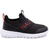 imageNautica Kids SlipOn Sneakers Stylish and Comfortable Athletic Shoes for Boys and Girls in Toddler and Little Kid SizesBlack Steeper