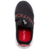 imageNautica Kids SlipOn Sneakers Stylish and Comfortable Athletic Shoes for Boys and Girls in Toddler and Little Kid SizesBlack Steeper