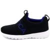 imageNautica Kids SlipOn Sneakers Stylish and Comfortable Athletic Shoes for Boys and Girls in Toddler and Little Kid SizesBlackBlue