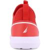imageNautica Kids SlipOn Sneakers Stylish and Comfortable Athletic Shoes for Boys and Girls in Toddler and Little Kid SizesRed White Sport