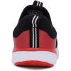 imageNautica Kids SlipOn Sneakers Stylish and Comfortable Athletic Shoes for Boys and Girls in Toddler and Little Kid SizesTuvablack Red
