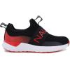 imageNautica Kids SlipOn Sneakers Stylish and Comfortable Athletic Shoes for Boys and Girls in Toddler and Little Kid SizesTuvablack Red