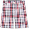 imageNautica Boys Pullon Casual Shorts Drawstring ClosureBright Plaid Fc05