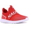 imageNautica Kids SlipOn Sneakers Stylish and Comfortable Athletic Shoes for Boys and Girls in Toddler and Little Kid SizesRed White Sport