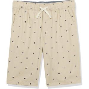imageNautica Boys Pullon Casual Shorts Drawstring ClosureStone Schiffli Fc08