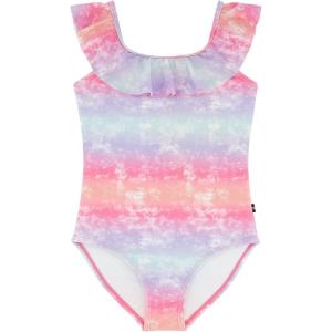 imageNautica Girls OnePiece Swimsuit with UPF 50 Sun Protection Quick Drying Bathing Suit Pink Carnation Ombre 1214