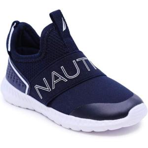 imageNautica Kids SlipOn Sneakers Stylish and Comfortable Athletic Shoes for Boys and Girls in Toddler and Little Kid SizesAlois Navy