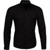imageNAUTICA Mens Slim FitBlack Solid Dobby