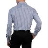 imageNAUTICA Mens Slim FitWhite and Blue Check