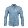 imageNautica Regular Fit Long Sleeve Button Down Dress Shirts for Men  Wrinkle Free Long Sleeve Shirt Mens Formal 4Way StretchBlue Green Plaid