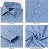 imageNautica Regular Fit Long Sleeve Button Down Dress Shirts for Men  Wrinkle Free Long Sleeve Shirt Mens Formal 4Way StretchClassic Blue Plaid