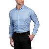 imageNautica Regular Fit Long Sleeve Button Down Dress Shirts for Men  Wrinkle Free Long Sleeve Shirt Mens Formal 4Way StretchLight Blue Check