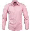 imageNautica Regular Fit Long Sleeve Button Down Dress Shirts for Men  Wrinkle Free Long Sleeve Shirt Mens Formal 4Way StretchPink