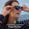 imageNautica Tailwind Smart Sunglasses for Men ampamp Women  Wireless Smart Glasses with Open Ear Speakers and Microphone Polarized UV400 Lenses  Solid Navy Blue Wide FitFathom Dark Teal Solid  Wide