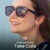 imageNautica Tailwind Smart Sunglasses for Men ampamp Women  Wireless Smart Glasses with Open Ear Speakers and Microphone Polarized UV400 Lenses  Solid Navy Blue Wide FitDockside Black Gradient  Standard