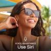 imageNautica Tailwind Smart Sunglasses for Men ampamp Women  Wireless Smart Glasses with Open Ear Speakers and Microphone Polarized UV400 Lenses  Solid Navy Blue Wide FitFathom Dark Teal Solid  Wide