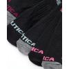 imageNautica Womens Quarter Socks  6 Pack Breathable Cushioned Athletic Performance Ankle Socks for Women Sizes 410Black Stripe