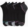 imageNautica Womens Quarter Socks  6 Pack Breathable Cushioned Athletic Performance Ankle Socks for Women Sizes 410BlackMulti