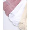 imageNautica Womens Quarter Socks  6 Pack Breathable Cushioned Athletic Performance Ankle Socks for Women Sizes 410Pink Oatmeal