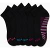 imageNautica Womens Quarter Socks  6 Pack Cushioned Moisture Wicking Breathable Womens Crew Socks for Running and WorkoutsAll Black